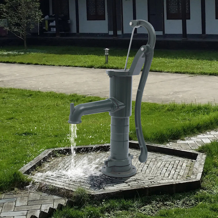 Hand pump outlet